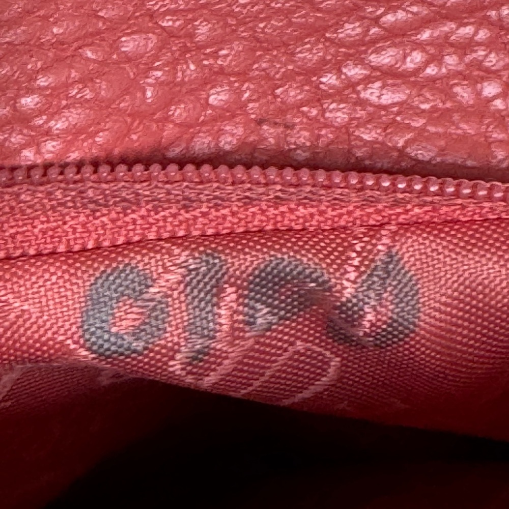 Furla Coral Leather Buckle Hobo Shoulder Bag. 9.5” by 7” by 0.5” - Picture 11 of 12